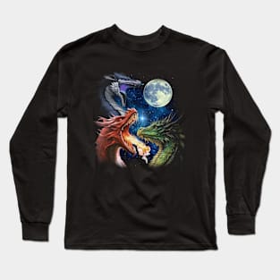 Fantasy Couture Roar into Style with Trendy Dragon T-Shirts Long Sleeve T-Shirt